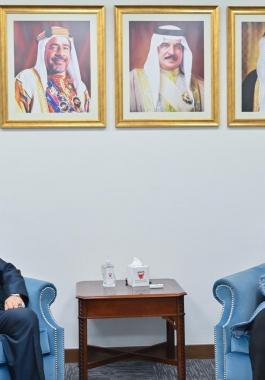 طالع تفاصيل لقاء السفير عارف بوزيرة الصحة البحرينية