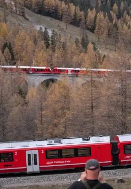 بالفيديو.. سويسرا تسجل رقما قياسيا لأطول قطار ركاب في العالم