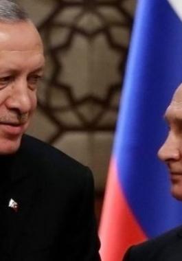 بوتين يناقش مستجدات الوضع في أوكرانيا مع أردوغان