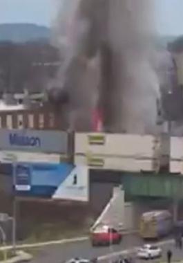 انفجار مصنع