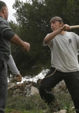 مواجهة مستوطن