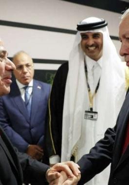 السيسي وأردوغان يتفقان على البدء الفوري في رفع مستوى العلاقات الدبلوماسية