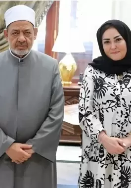 نهال عنبر وشيخ الازهر
