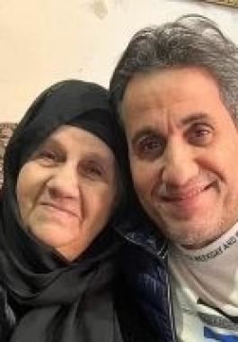 احمد شيبة ووالدته