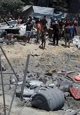 قصف إسرائيلي على خانيونس