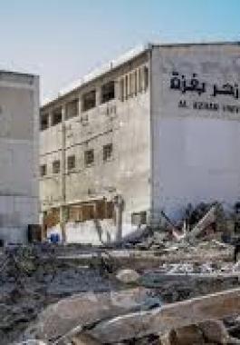 جامعات غزة مدمرة