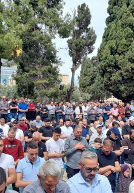 صلاة الجمعة في الأقصى