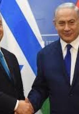 نتنياهو وأوربان خلال زيارة الأخير لإسرائيل