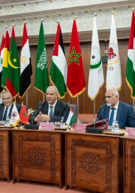 وزير الزراعة الفلسطيني يزور مقر وكالة بيت مال القدس الشريف في الرباط