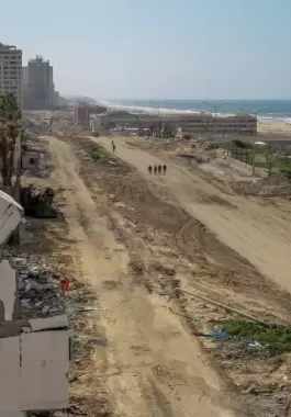 قصف في ميناء غزة