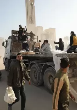 سرقة المساعدات في غزة