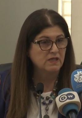 وزيرة الخارجية الفلسطينية