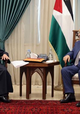 الرئيس محمود عباس والمفتي العام