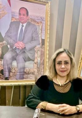 السيدة نسرين دهيس عضو حزب الوفد