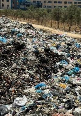 أزمة النفايات في غزة