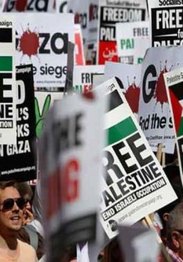 أكثر من 80 منظمة بريطانية تنتقد محاولات إسكات الحديث عن فلسطين.jpg