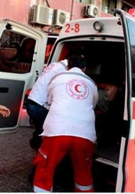 إصابة مواطن جراء سقوط لوح معدني غرب جنين