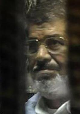 الرئيس المصري المعزول محمد مرسى .