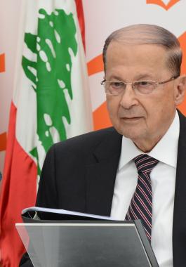 لبنان تنتخب  العماد ميشال عون رئيساً للجمهورية
