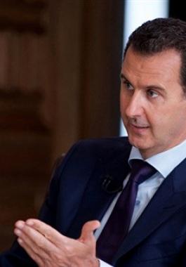 بالفيديو: لحظة وصول الرئيس السوري لمكتبه عقب بدء العدوان الثلاثي