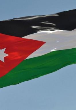 الأردن علم.