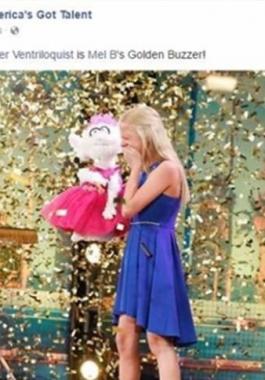 طفلة أمريكية تحصل على 'الباز الذهبي' بعد عرض مذهل