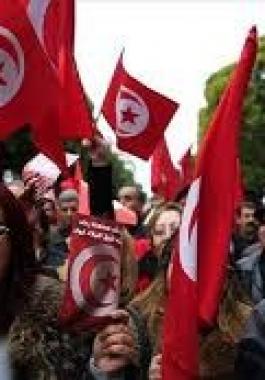 وفد فلسطيني يشارك بتظاهرة 