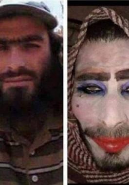 داعشي حاول الهرب باستخدام المكياج لكنه نسي حلق ذقنه!