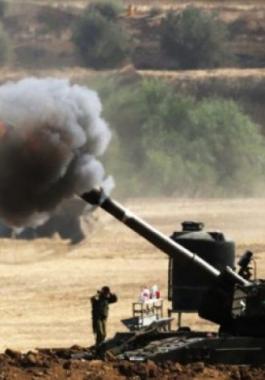 مدفعية الاحتلال استهدفت مبنى سلطة الطاقة شرق مدينة غزة