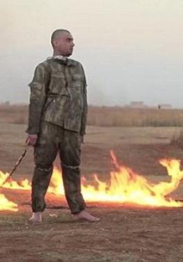 بالصور.. داعش يحرق جنديين تركيين في حلب