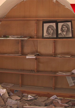 بالفيديو: صواريخ الاحتلال تُطارد معارض الفن والتراث الفلسطيني بغزة