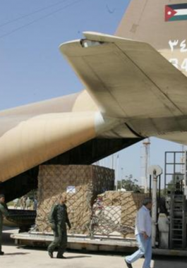 15 طنا مساعدات أردنية إلى اليمن