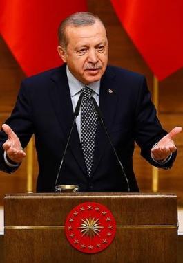 أردوغان يستقبل وفد برلماني فلسطيني في أنقرة