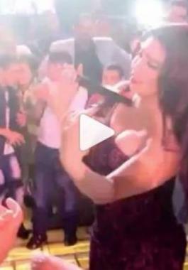 بالفيديو : مروى تشعل حفل زفاف بوصلة رقص بلدي وإطلالة جريئة
