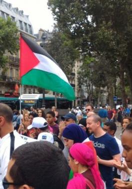 مظاهرة بباريس نصرة للأقصى وتنديداً بالتصعيد الإسرائيلي في القدس
