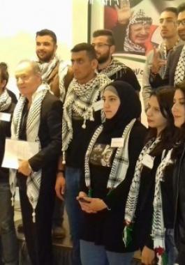 الجالية الفلسطينية في قبرص تنظم وقفة تضامنية تنديداً بقرار ترامب