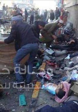 قصف مخيم للنازحين باليمن