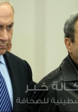 إيهود باراك وبنيامين نتنياهو 