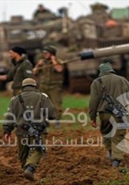 مناورات أسرائيلية علىحدود غزة