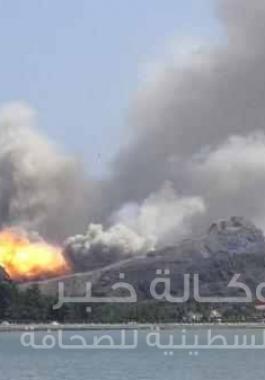 قصف يستهدف قاعدة الديلمي الجوية 