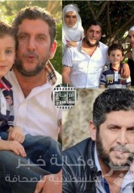 محمد قنوع مع عائلته