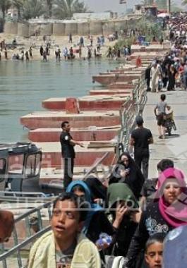 لاف العراقيين فروا من الرمادي عاصمة الأنبار بعد هجوم تنظيم داعش عليها