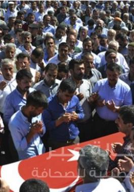 تشييع جنازة الجندي التركي منصور تشينغيز 