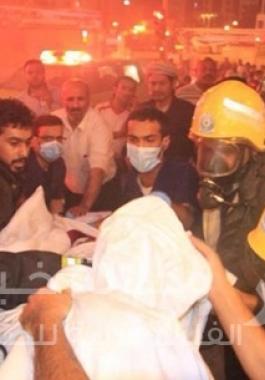 إجلاء أكثر من ألف حاج آسيوي بسبب حريق في فندق بمكة