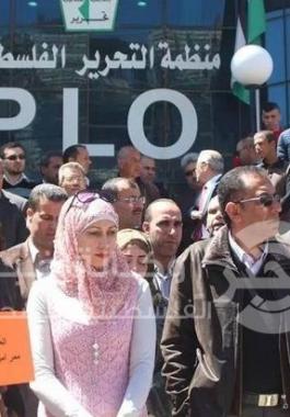 مظاهرة أمام منظمة التحرير لنصرة مخيم اليرموك (5)