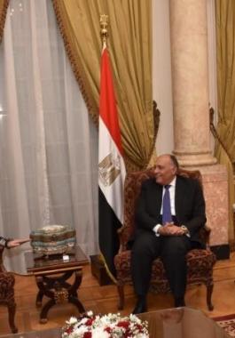  وزراء خارجية ورؤساء المخابرات في مصر والأردن