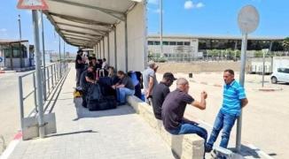 عمال غزة على حاجز إيرز