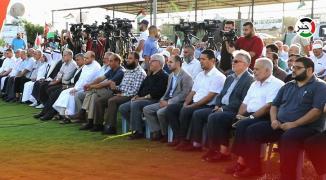 الفصائل تعقد مهرجاناً في غزّة رفضاً لاقتحامات الأقصى ومدن الضفة