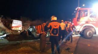 حادث سير بين حافلة عمال غزة ومستوطن