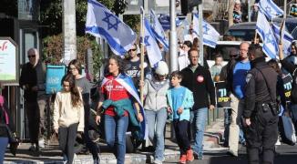 تظاهرات بـإسرائيل استعدادًا للتصويت على إجراءات تقييد القضاء